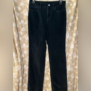 Talbots Black Lightweight Velvet Pants.  Perfect Condition